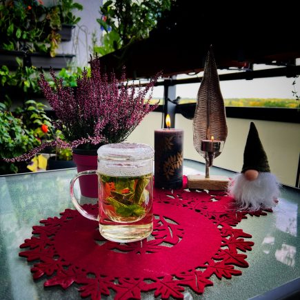 Herbststimmung auf-dem Balkon