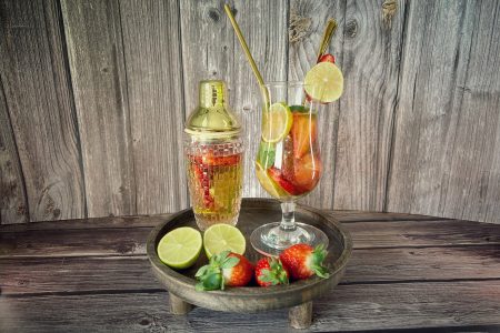 Erdbeer-Minz-Mojito