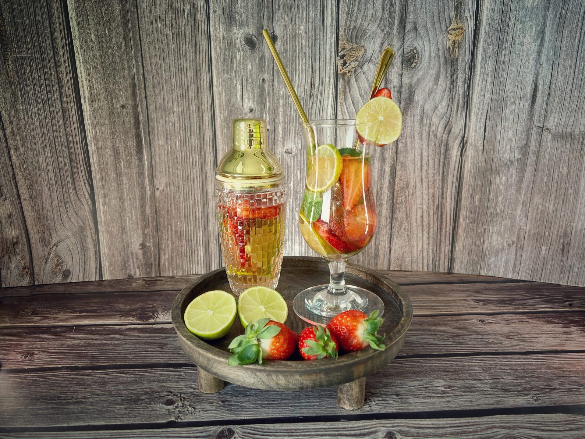 Erdbeer-Minz-Mojito