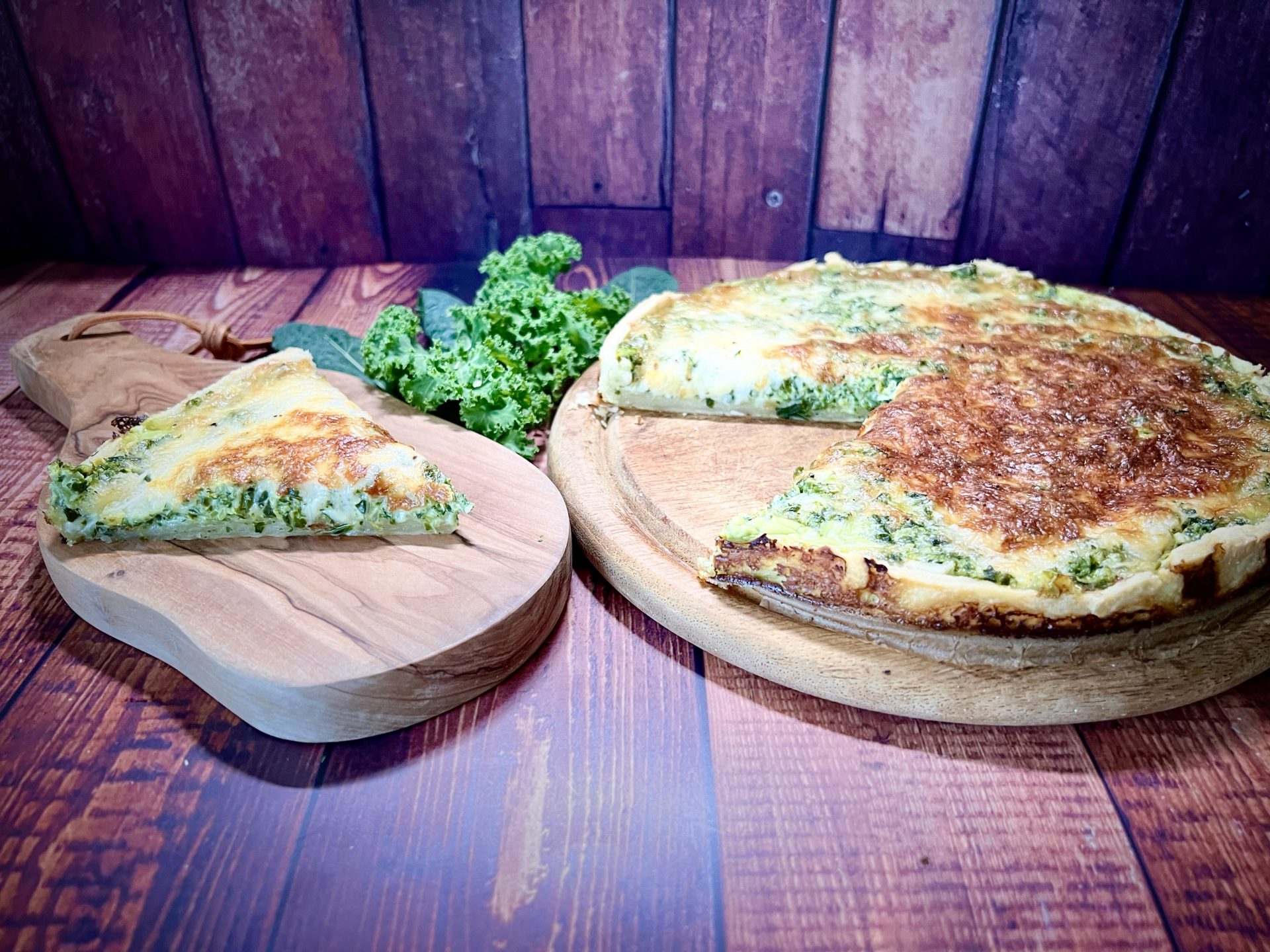 Grünkohl-Quiche