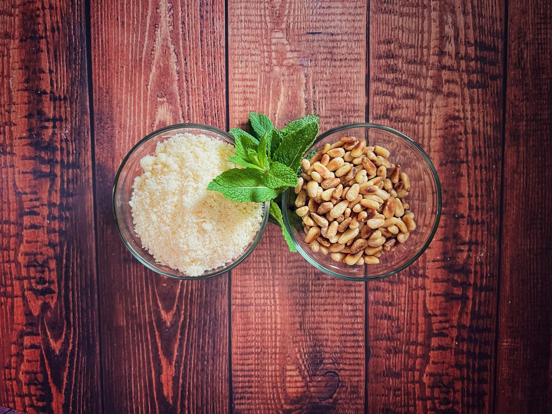 Zutaten Minz-Pesto