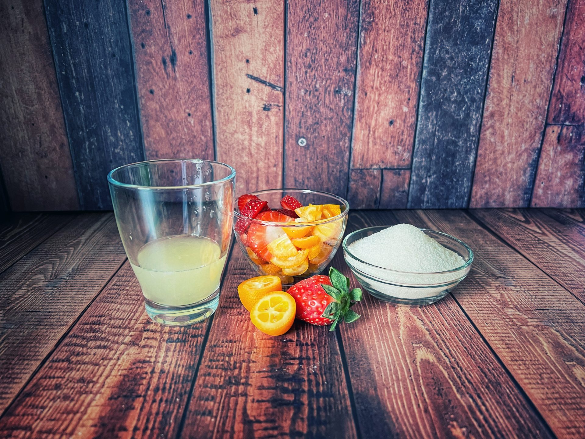 Zutaten Kumquat-Erdbeer-Marmelade
