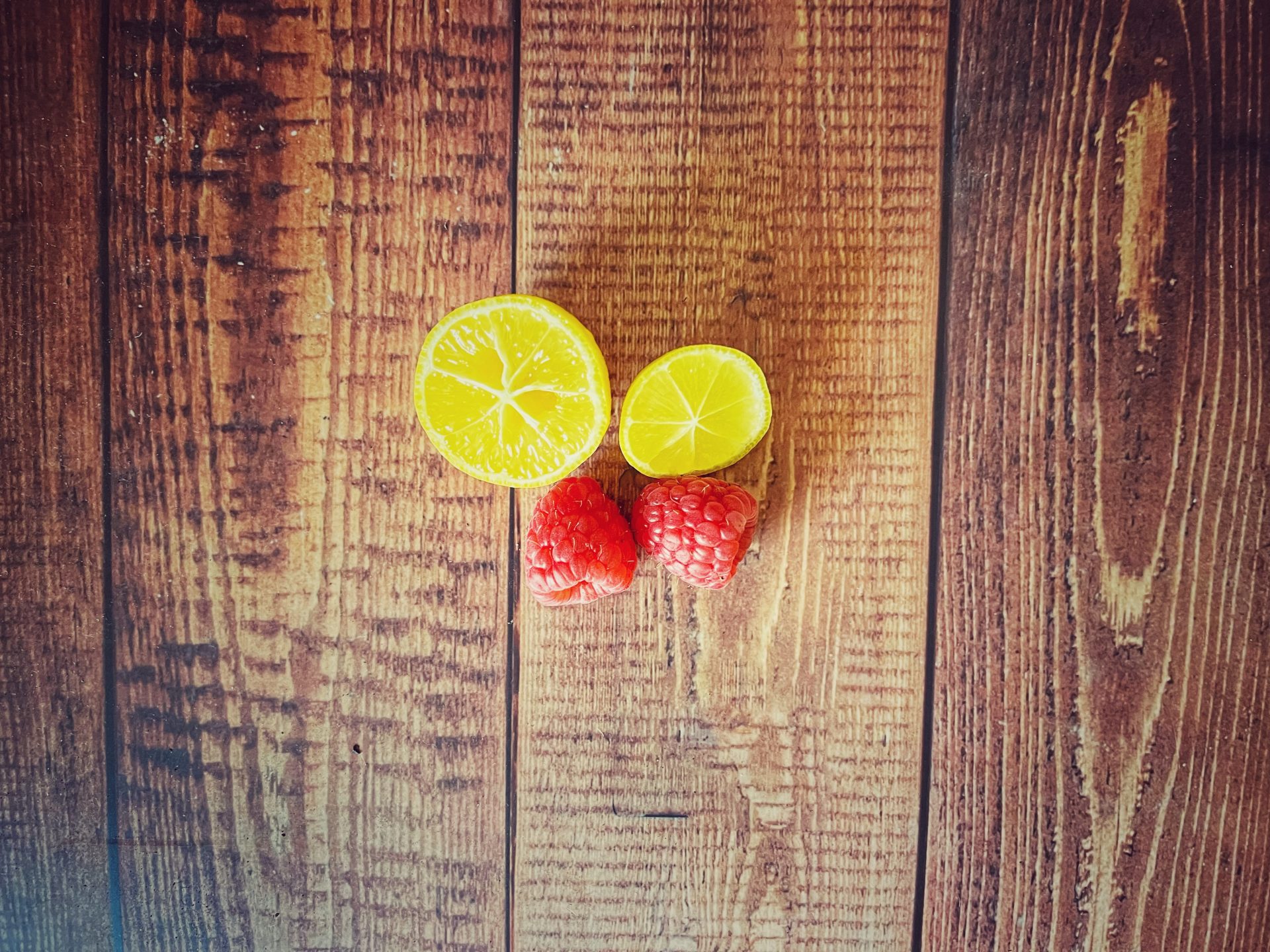 Limequat und Himbeere