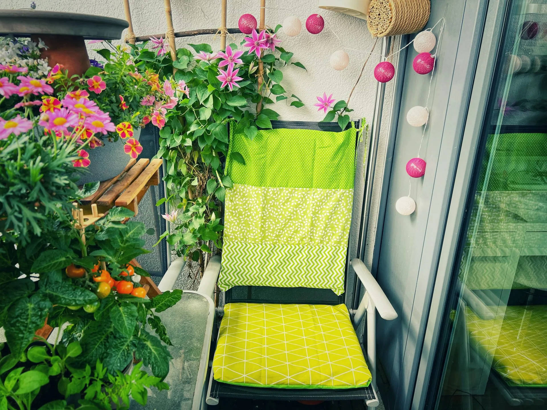Gemütlicher Balkon