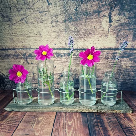 Sommerblumen in der Vase