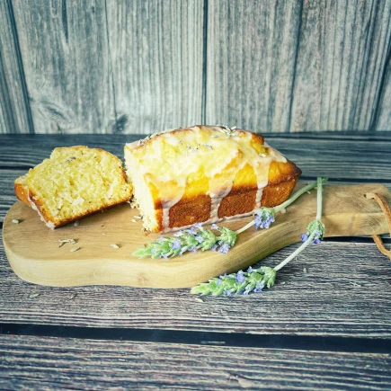 Lavendel-Zitronen-Mini-Kastenkuchen