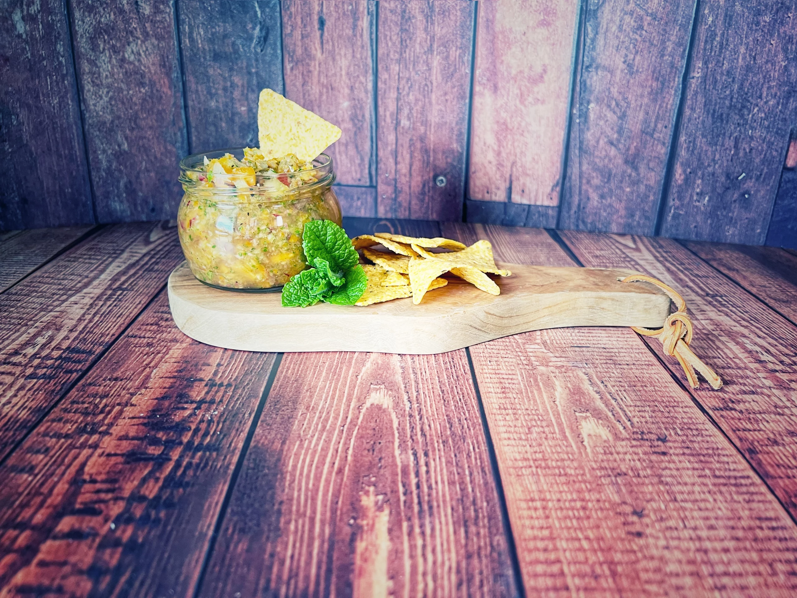Rhabarber-Minz-Salsa