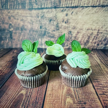 Schokoladen-Minz-Muffins