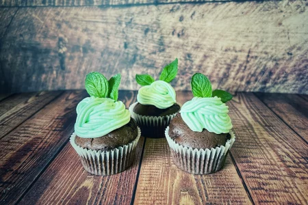 Schokoladen-Minz-Muffins