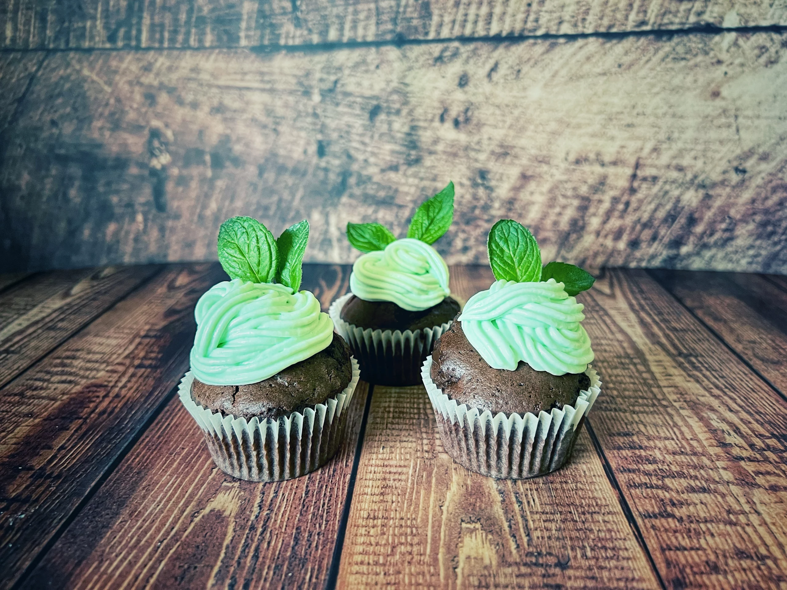 Schokoladen-Minz-Muffins