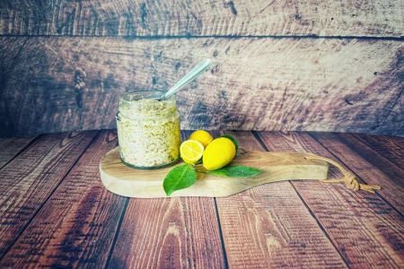 Limequat-Pesto