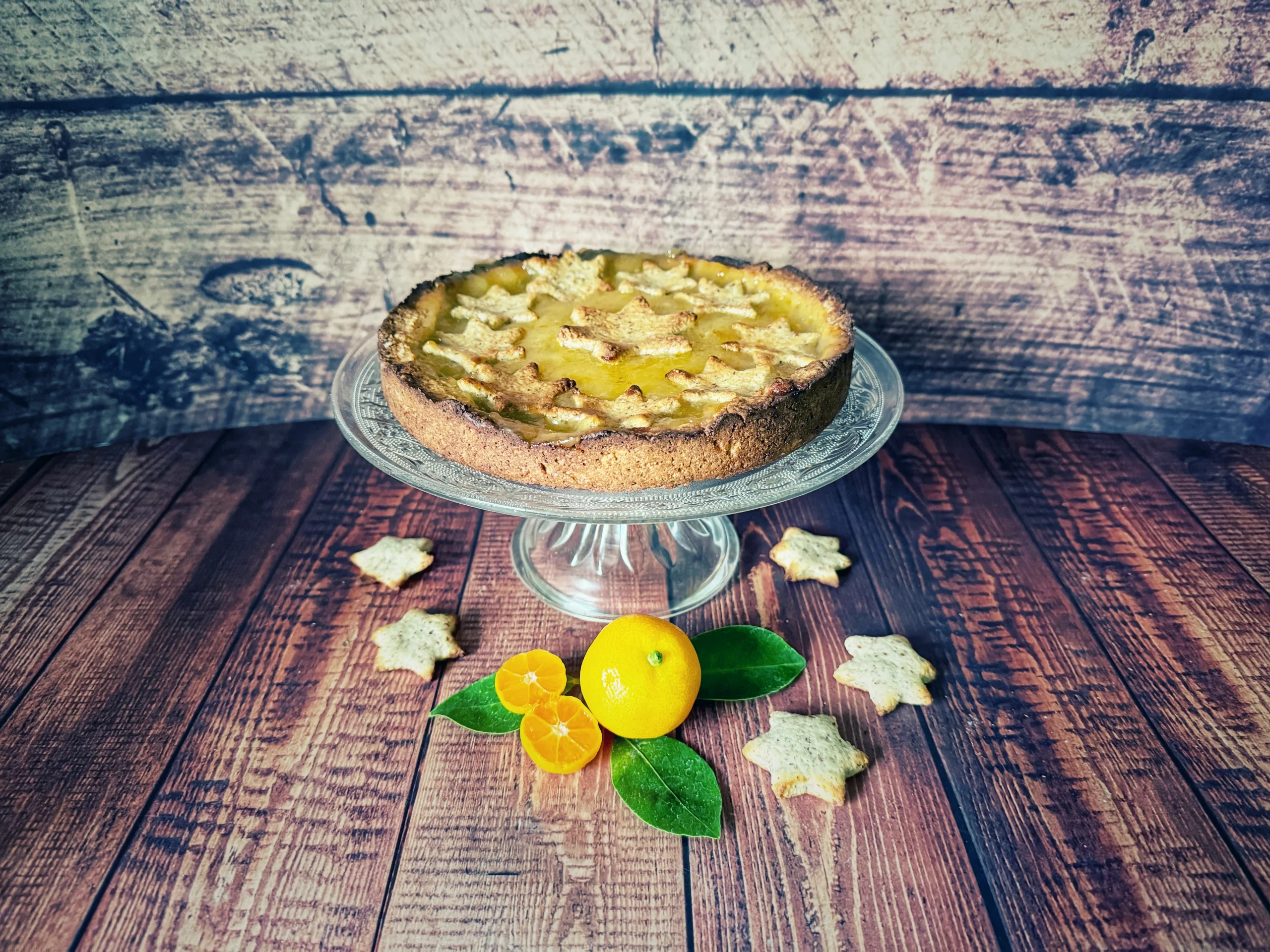 Linzer Torte mit Calamondin-Curd