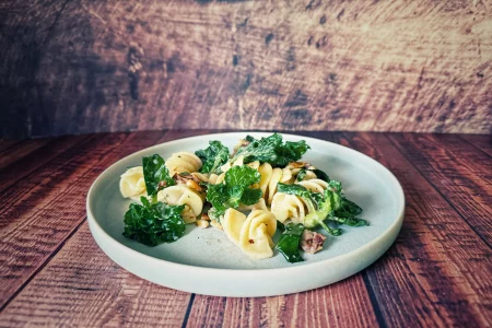 Pasta mit Flower Sprout