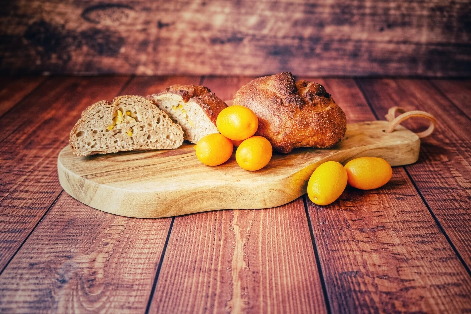 Kumquat-Roggenbrötchen